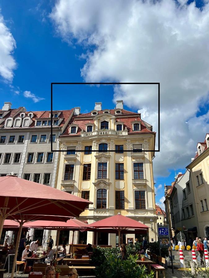 Luxus Suite Mit Einmaligem Blick Auf Die Frauenkirche Dresden Ngoại thất bức ảnh